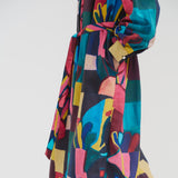 ¥クルーネックワンピース「地球を美しくしようと言う真鍋さん」Ikkei Okukameya