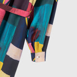 ¥クルーネックワンピース「地球を美しくしようと言う真鍋さん」Ikkei Okukameya