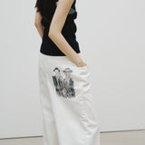 ¥デニムパンツ「タイトル不明」Toshio Okamoto