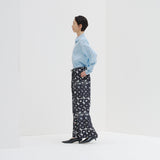 ¥サテンパンツ「(無題)(丸)」Sanae Sasaki