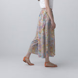 ¥クロップドワイドパンツ「夏」Maho Kikuchi
