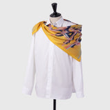 ¥シルクスカーフ「タイトル不明」Ryo Nakao