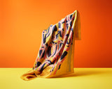 ¥シルクスカーフ「タイトル不明」Ryo Nakao