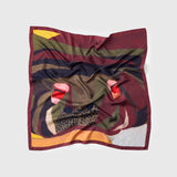 ¥シルクスカーフ「昼寝」Daisuke Shibuta