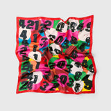 ¥シルクスカーフ「タイトル不明」Momoko Nakagawa