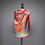 ¥シルクスカーフ「タイトル不明」Ryo Nakao