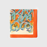 ¥シルクスカーフ「タイトル不明」Ryo Nakao