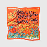 ¥シルクスカーフ「タイトル不明」Ryo Nakao