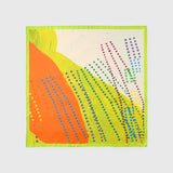 ¥シルクスカーフ「タイトル不明」Shigaku Mizukami