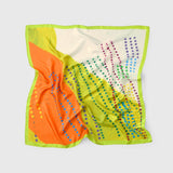 ¥シルクスカーフ「タイトル不明」Shigaku Mizukami