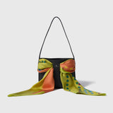 ¥シルクスカーフ「タイトル不明」Shigaku Mizukami