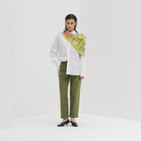 ¥シルクスカーフ「タイトル不明」Shigaku Mizukami