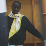 ¥シルクスカーフ「タイトル不明」Shigaku Mizukami