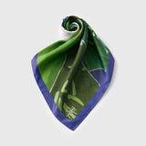 ¥シルクスカーフ「フンザのカラコラムの連峰」Yasuhiro Kobayashi