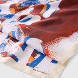 ¥シルクスカーフ「タイトル不明」Ryo Nakao