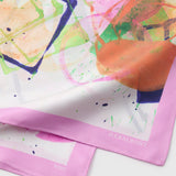 ¥シルクスカーフ「タイトル不明」Kahoru Sugimoto