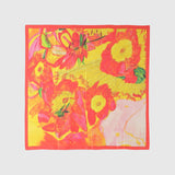 ¥シルクスカーフ「おしゃべりなバラ」Yuh Mitani