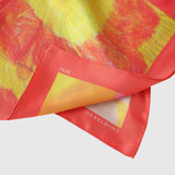 ¥シルクスカーフ「おしゃべりなバラ」Yuh Mitani