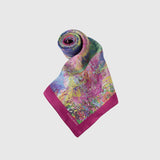 ¥シルクスカーフ「旅行」Mayumi Matsumoto