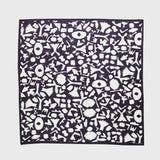 ¥シルクスカーフ「かえでのチョキチョキ」Kaede Wajima