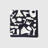 ¥シルクスカーフ「かえでのチョキチョキ」Kaede Wajima