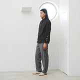 ¥デザインシャツ(フライフロント)「(無題)(丸)」 ブラックSanae Sasaki