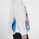 ¥スカーフループ付きベーシックシャツHERALBONY