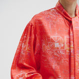 ¥サテンボウタイブラウス「無題」Yu Takada