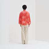 ¥サテンボウタイブラウス「無題」Yu Takada