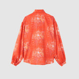 ¥サテンボウタイブラウス「無題」Yu Takada