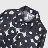 ¥サテンシャツブラウス「(無題)(丸)」Sanae Sasaki