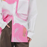 ¥レギュラーカラーシャツ「タイトル不明」Shigaku Mizukami