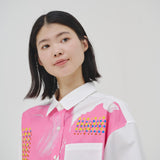 ¥レギュラーカラーシャツ「タイトル不明」Shigaku Mizukami