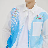 ¥レギュラーカラーシャツ「タイトル不明」Shigaku Mizukami