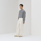 ¥バンドカラーシャツ「かえでのチョキチョキ」Kaede Wajima