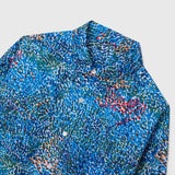 ¥ブロードレギュラーカラーシャツ「(無題)(青)」Midori Kudo