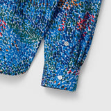 ¥ブロードレギュラーカラーシャツ「(無題)(青)」Midori Kudo