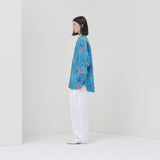 ¥ブロードバンドカラーシャツ「(無題)(青)」Midori Kudo