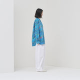 ¥ブロードバンドカラーシャツ「(無題)(青)」Midori Kudo