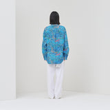 ¥ブロードバンドカラーシャツ「(無題)(青)」Midori Kudo