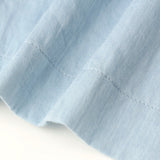 ¥ブリーチデニムアートコンビシャツ「タイトル不明」Kahoru Sugimoto