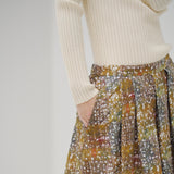 ¥フレアスカート「秋」Kaoru Iga