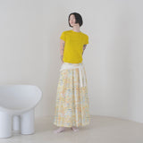 ¥フレアスカート「川面の朝」SATO