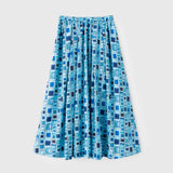 ¥フレアスカート「青い窓」Kaoru Iga