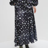 ¥サテンスカート「(無題)(丸)」Sanae Sasaki