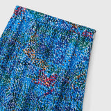 ¥サテンスカート「(無題)(青)」Midori Kudo