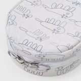 ¥ナイロンラウンドポーチ「ネコ」Yukio Watanabe