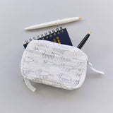 ¥ナイロンスクエアポーチ「ネコ」Yukio Watanabe