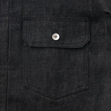 ¥ハートピンバッジリジットデニムブルゾン(ブラック)「タイトル不明」Shoyo Ogawa