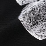 ¥ハートエンブロイダリーニット「タイトル不明」ブラックShoyo Ogawa